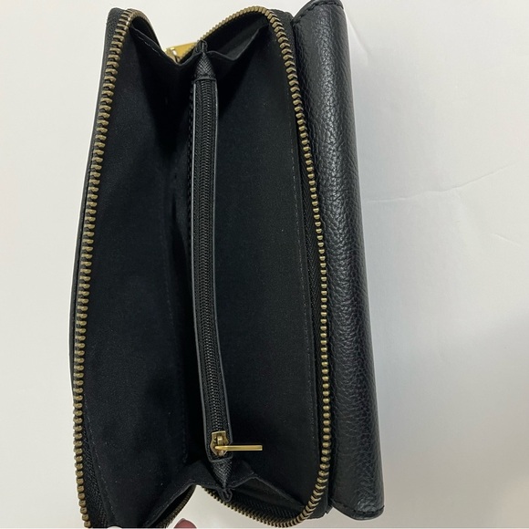 Fossil Black Leather Clutch Wallet - Picture 14 of 16